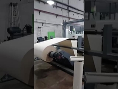 หน่วยพิมพ์ใบเดียว แบบ 6 สี เครื่องพับพับสําหรับการเคลือบแผ่นกระดาษ