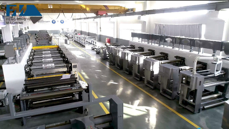 เครื่องพิมพ์แบบ Flexo แบบ sleeve ด้วยระบบอัตโนมัติในการบรรทุกและการบรรทุก