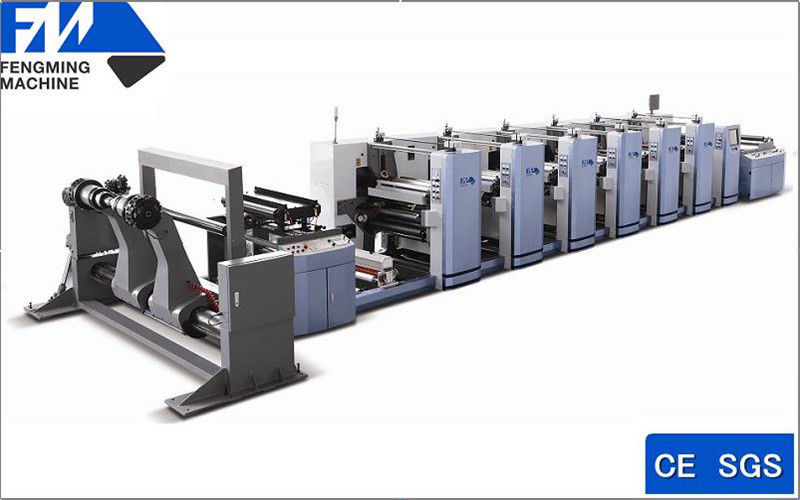ขนาดสูงสุด 1830 มม เครื่องพิมพ์ความเร็วสูง Flexo สําหรับกระดาษกล่อง 150m / นาที ความเร็วการพิมพ์