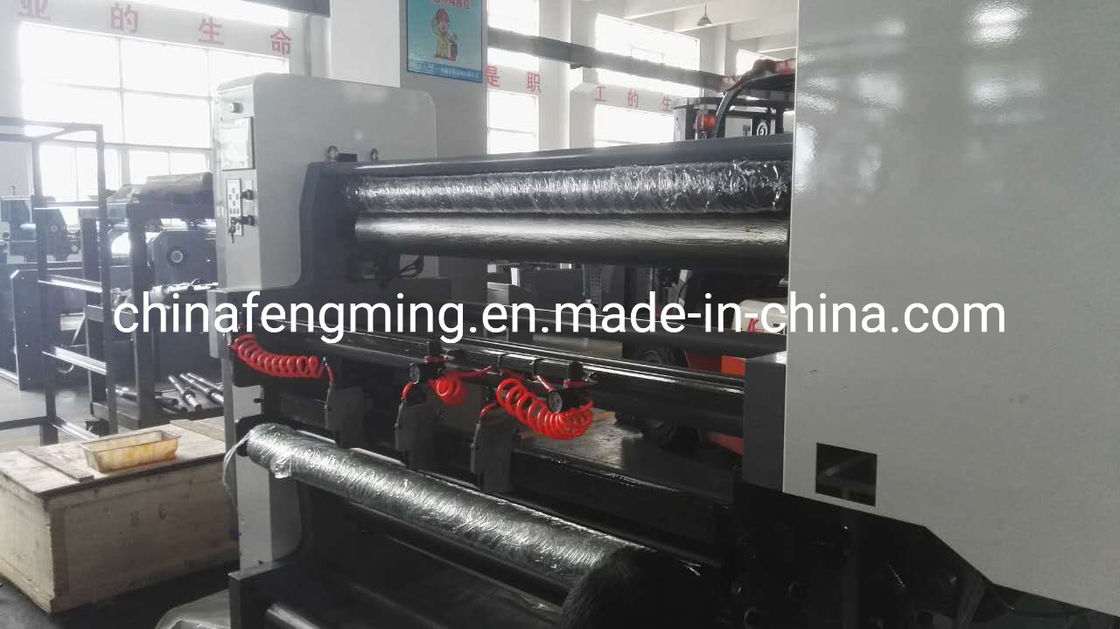 เครื่องตัดกระดาษ Roll to Roll Flexo Printing ด้วยความกว้างการพิมพ์สูงสุด 900mm