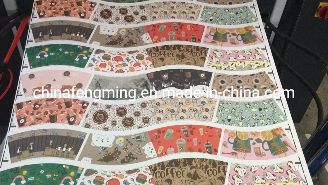 ความเร็ว 150m / นาที ความเร็วการพิมพ์ เครื่องพิมพ์ Flexographic มีโครงสร้างแบบหน่วย