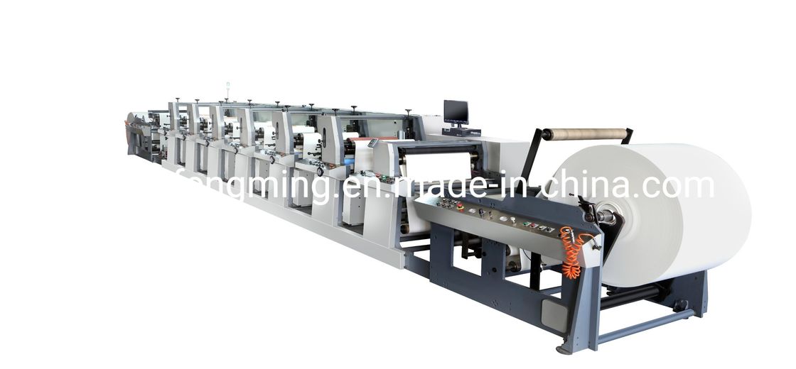 เครื่องพิมพ์แบบยูนิตของเฟงมิง FM-A650-1320 เครื่องพิมพ์ Flexo Press สําหรับพิมพ์