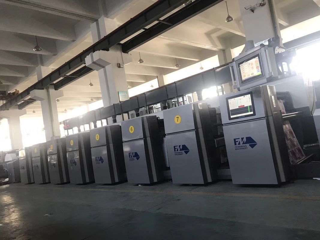 เครื่องพิมพ์แบบยูนิต แบบโครงสร้าง กระดาษผสมผสาน เครื่องพิมพ์แบบ flexo สําหรับการพิมพ์ด้านเดียว