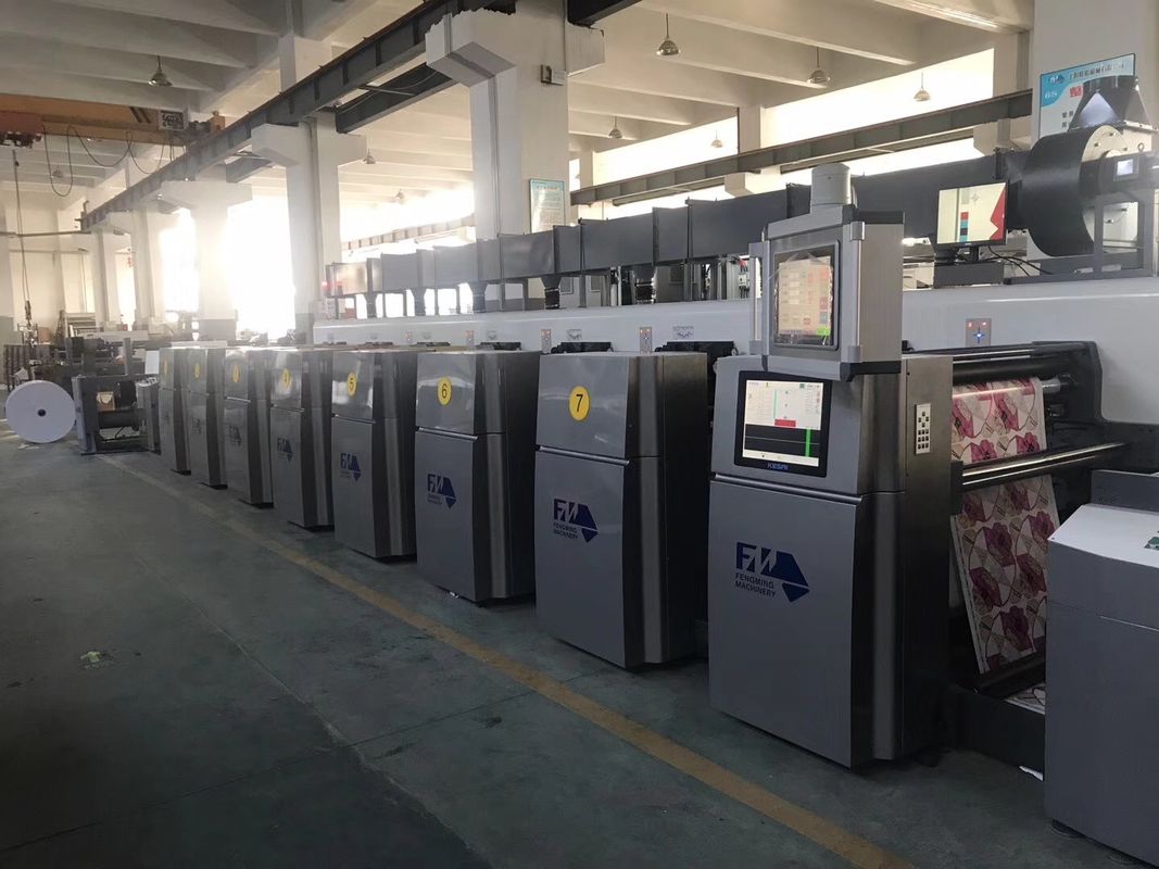 เครื่องพิมพ์แบบยูนิต แบบโครงสร้าง กระดาษผสมผสาน เครื่องพิมพ์แบบ flexo สําหรับการพิมพ์ด้านเดียว