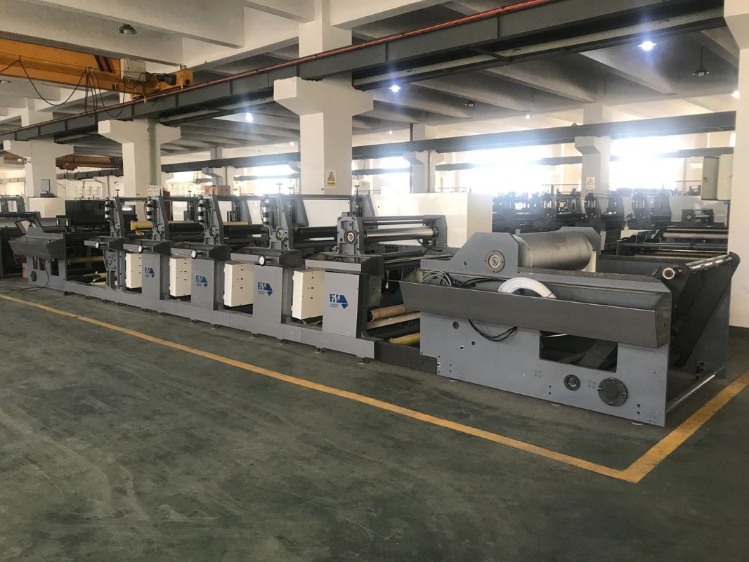 เครื่องพิมพ์ถ้วยกระดาษสี 6 สี Flexography ด้วย 380V 415V 440V 220V พลังงาน