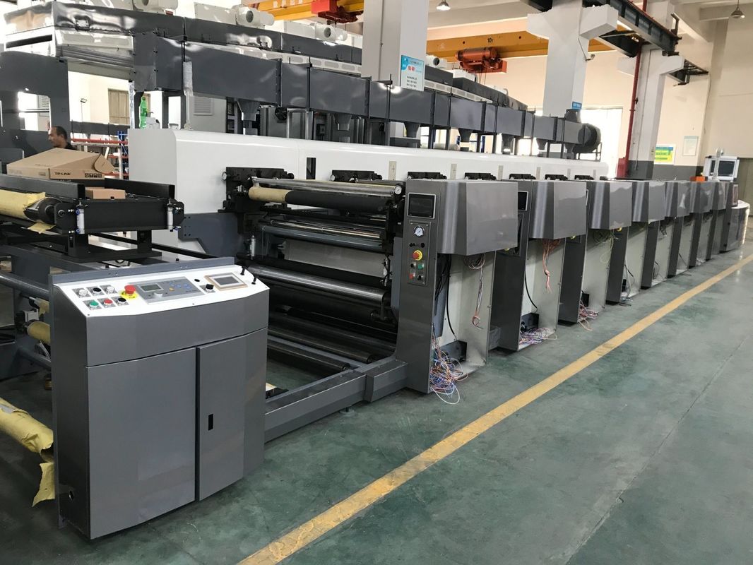 1370 มม แม็กซ์ ความกว้างเว็บ เครื่องพิมพ์ Flexographic สําหรับกระดาษถ้วยกระดาษกระดาษกระเป๋าบรรจุ