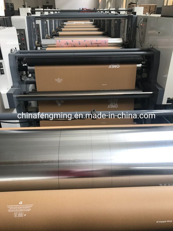 ความกว้างการพิมพ์สูงสุด 900 มม กระเป๋ากระดาษหรู เครื่องพิมพ์ Flexo สําหรับแบรนด์หรู