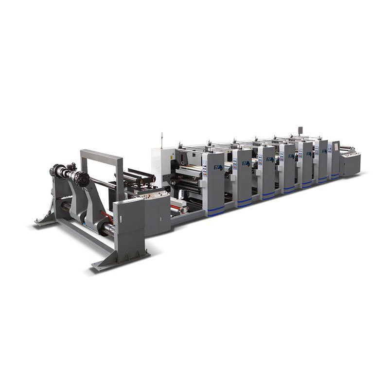 ความเร็วในการพิมพ์ 150m/Min เครื่องพิมพ์ Flexographic Wide Web FM-B1020 สําหรับการพิมพ์