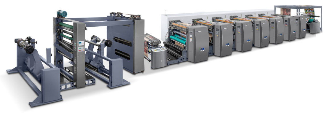 อุปกรณ์ตัดกระดาษอัตโนมัติสําหรับเครื่องพิมพ์ความเร็วสูง Flexo 6 สี