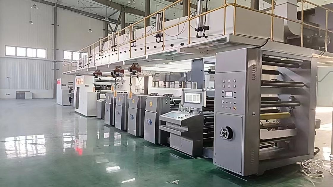 ความเร็วสูงสุด 150m / min หน่วยพิมพ์ Flexo สําหรับผ่าใหญ่ กว้าง 1524 มม