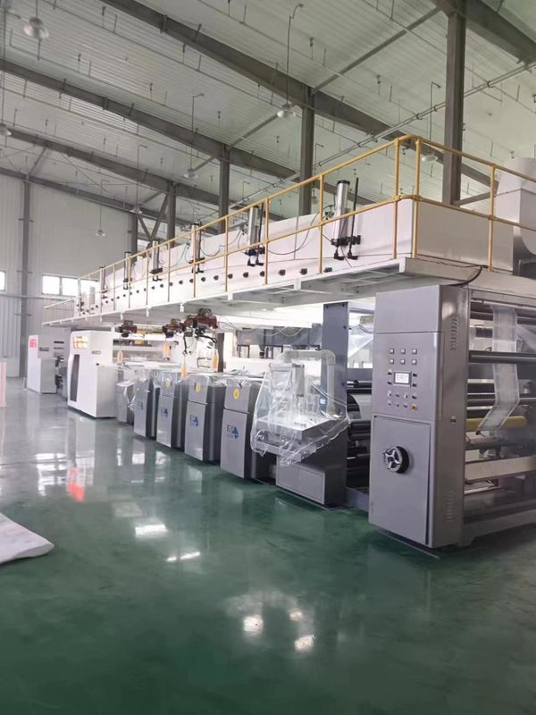 ความเร็วสูงสุด 150m / min หน่วยพิมพ์ Flexo สําหรับผ่าใหญ่ กว้าง 1524 มม