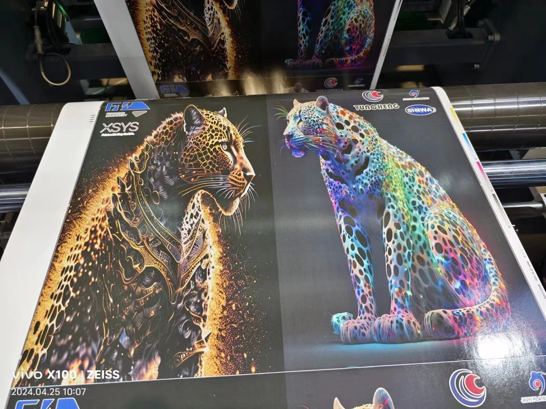 เครื่องพิมพ์แบบ Flexo แบบ Sleeve พร้อมระบบการขับเคลื่อน servo สําหรับการพิมพ์ความเร็วสูง