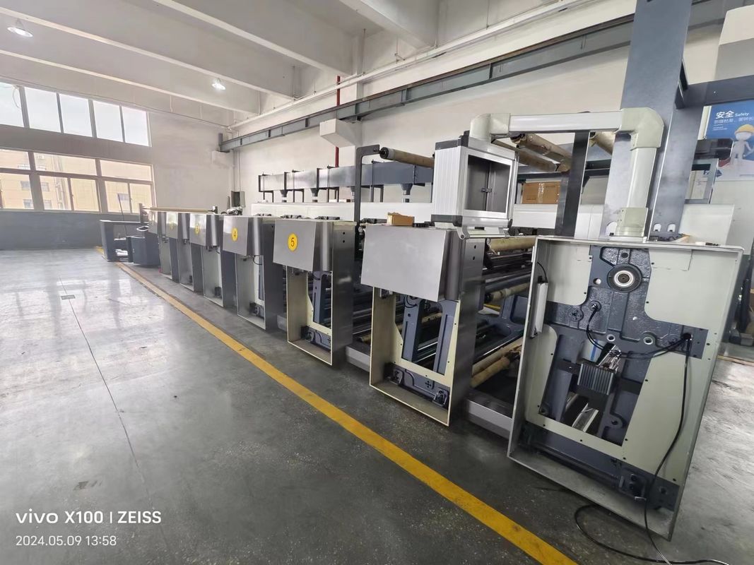 เครื่องพิมพ์แบบ Flexo สําหรับกระดาษ Kraft กระดาษกระดาษกระดาษกระดาษและกระดาษลาย