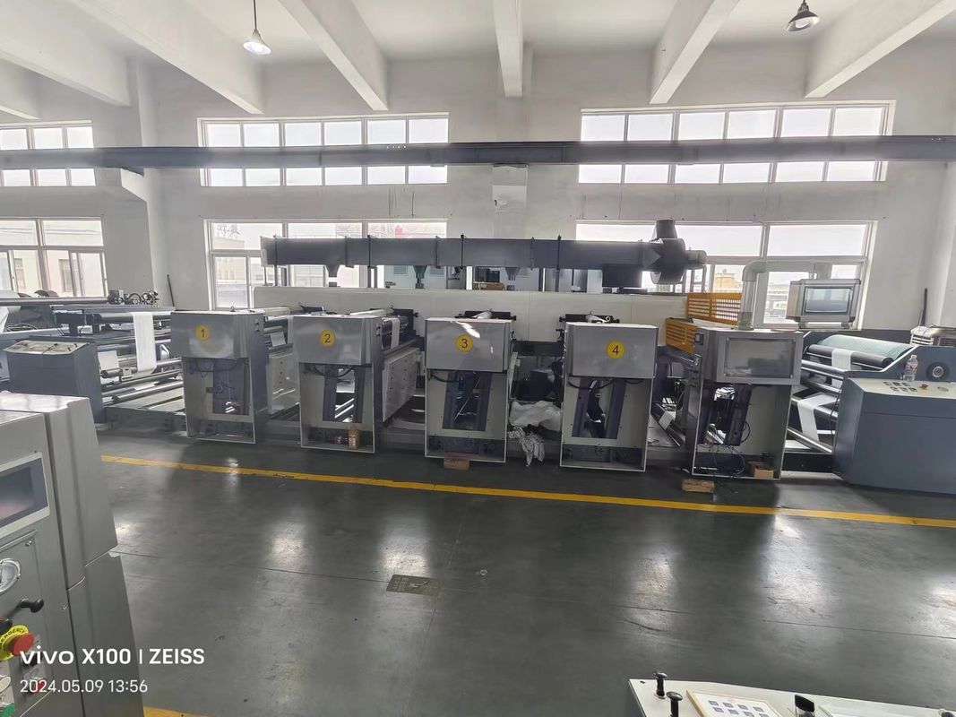 เครื่องพิมพ์แบบ flexo แบบหน่วยที่มีฟังก์ชันความจําตําแหน่งบันทึกอัตโนมัติ