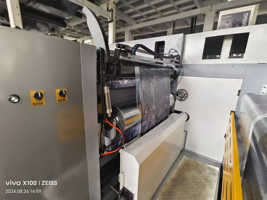เครื่องพิมพ์แบบ flexo อัตโนมัติ เครื่องพิมพ์แบบ flexo ชนิดหน่วยสัญลักษณ์หนังพลาสติกและกระดาษ สี