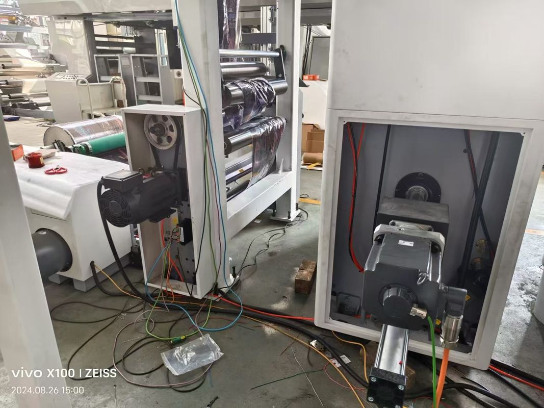 เครื่องพิมพ์อัตโนมัติ Servo Horizontal Flexo สําหรับร้านพิมพ์และโรงงานผลิต