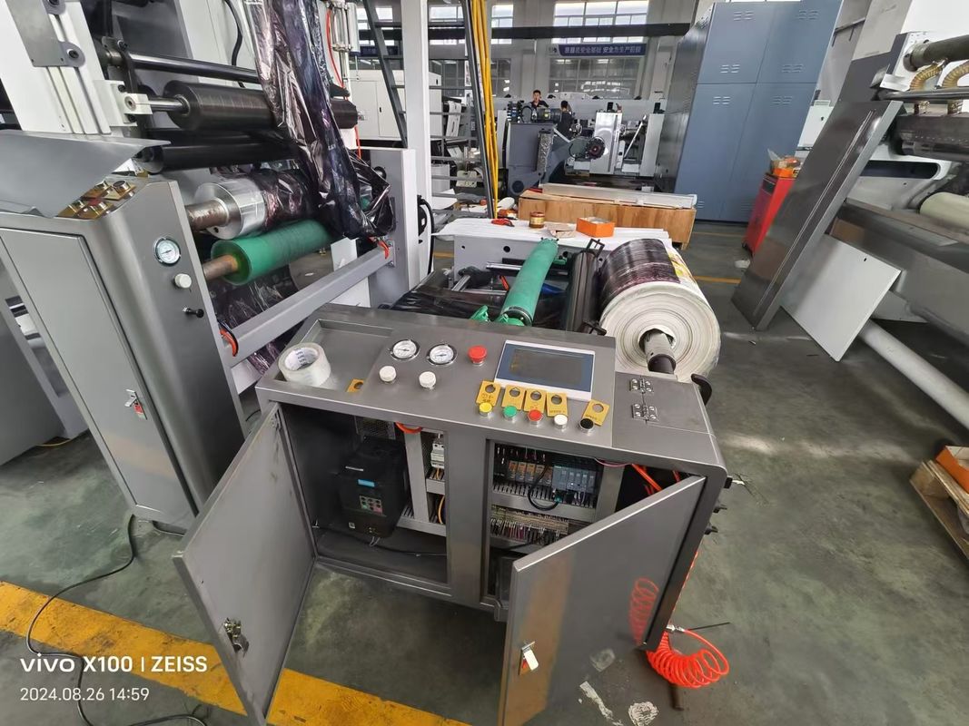 เครื่องพิมพ์อัตโนมัติ Flexographic หน้า 9 สี ด้านหลัง 1 สี Flexo Label เครื่องพิมพ์ Flexographic Press
