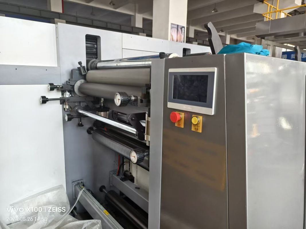 เครื่องพิมพ์แบบ flexo อัตโนมัติ เครื่องพิมพ์แบบ flexo ชนิดหน่วยสัญลักษณ์หนังพลาสติกและกระดาษ สี