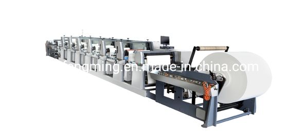 2 สี เครื่องพิมพ์ Flexographic 1020mm กับม้วน Anilox เซรามิก และ UV IR เครื่องแห้ง