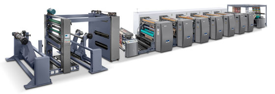 อุปกรณ์ตัดกระดาษอัตโนมัติสําหรับเครื่องพิมพ์ความเร็วสูง Flexo 6 สี