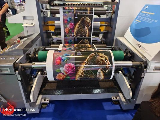 เครื่องพิมพ์แบบ Flexo แบบ Sleeve สําหรับกระบวนการแห้งและลวดแบบพิมพ์แบบหนึ่งขั้นตอน