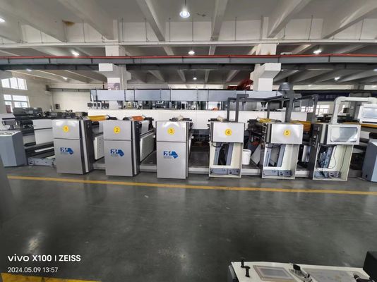 เครื่องพิมพ์แบบ Flexo แบบอัตราต่อเนื่องเพื่อออมเวลาและวัสดุ